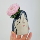 From Pinch Pot to Flower Vase. Design, Traditional illustration, Painting, Sculpture, and Ceramics project by Sandra Apperloo - 11.05.2021